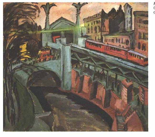 Ernst Ludwig Kirchner Hallesches Tor, Berlin oil painting image